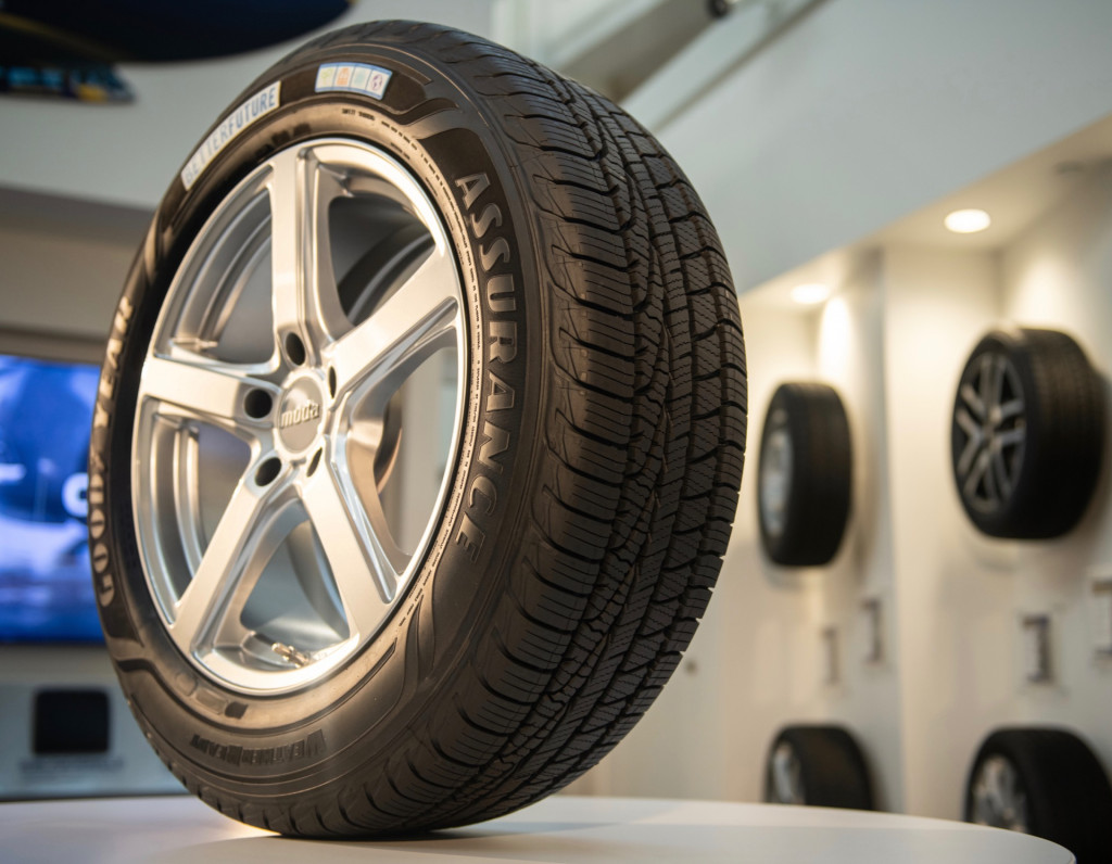 Goodyear tire made from 70% sustainable material