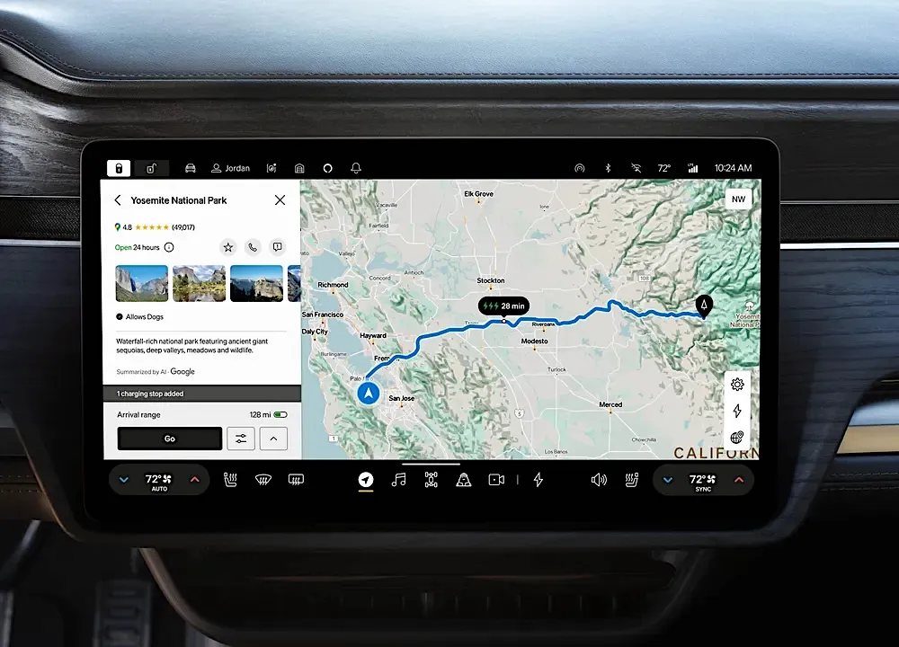 Google teases AI summaries in Rivian EVs