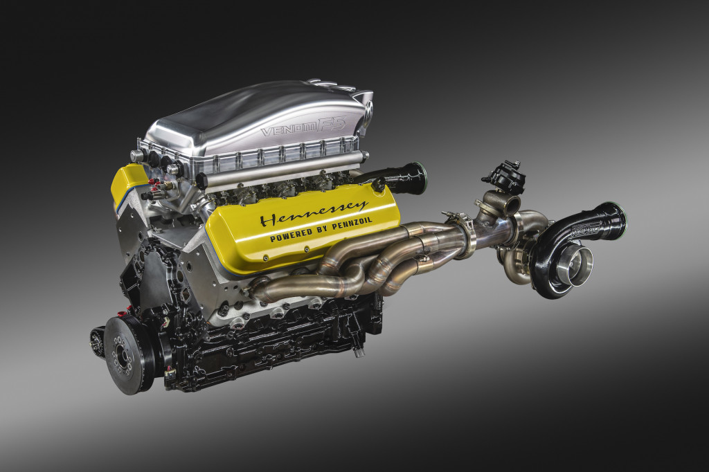 Hennessey Venom F5 Fury twin-turbo V-8 engine
