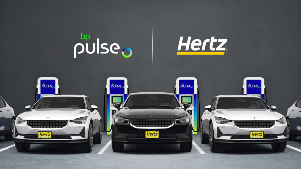 Hertz dan mitra BP Pulse untuk EV dan pengisian daya
