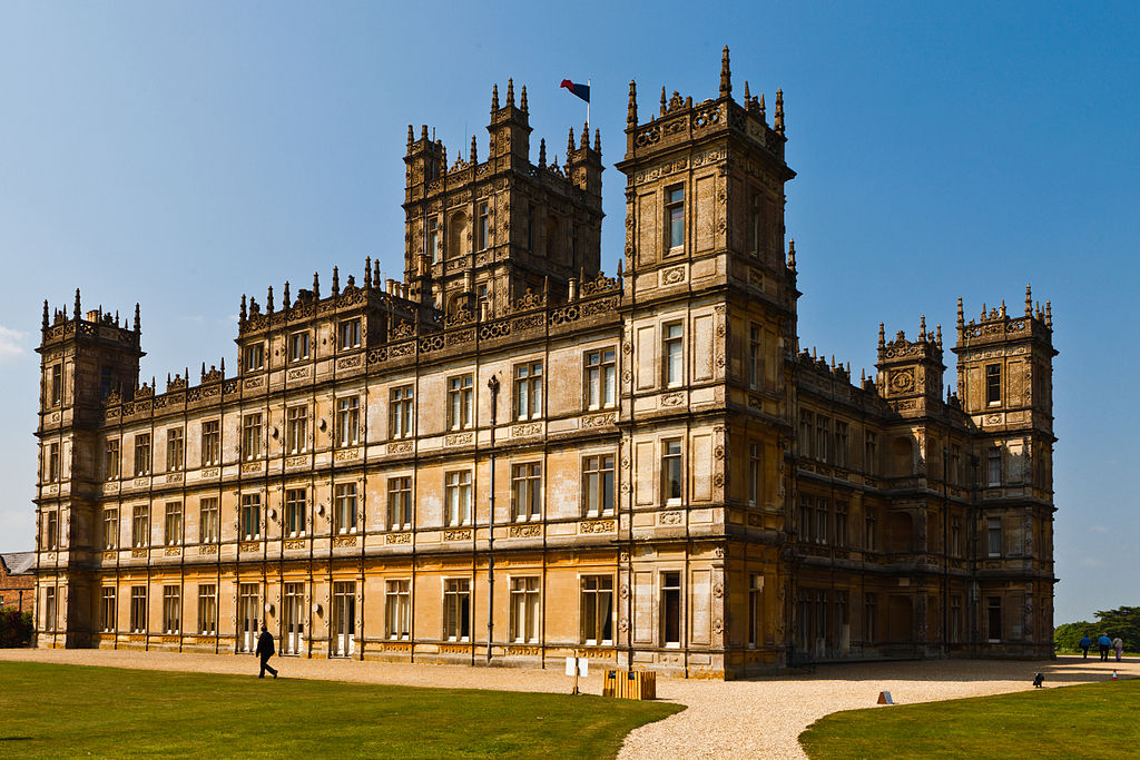 Highclere Castle, site of the TV series Downton Abbey (photo by Richard Munckton)
