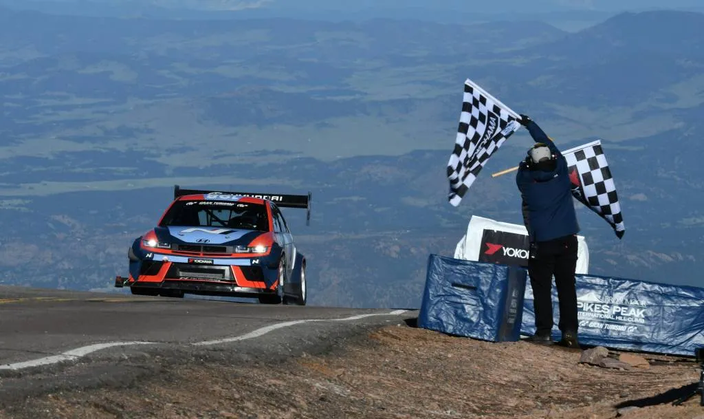 Hyundai Ioniq 5 N TA technical specifications at the 2024 Pikes Peak international hill climb race