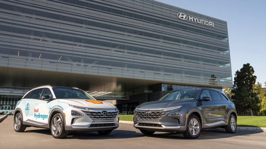 Los crossovers de Hyundai Nexo promueven la asociación de infraestructura de hidrógeno de Shell