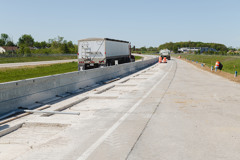 Indiana roadway to be used in dynamic wireless charging test (photo via Purdue University)