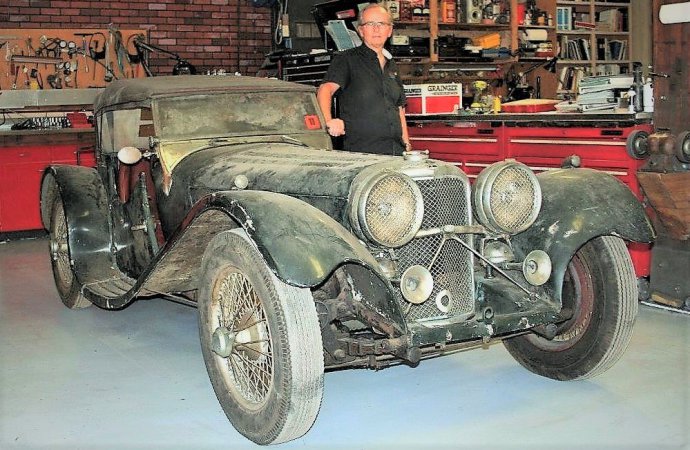 ‘Missing’ 1938 SS-100 Jaguar recovered after 60 years in shed