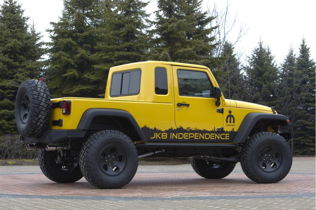 Jeep Wrangler Unlimited JK-8 Pickup Conversion Package Priced At $5,499
