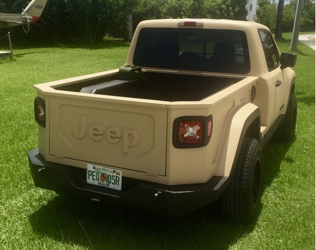 Custom Jeep Renegade pickup echoes Comanche of yore, and it can be yours