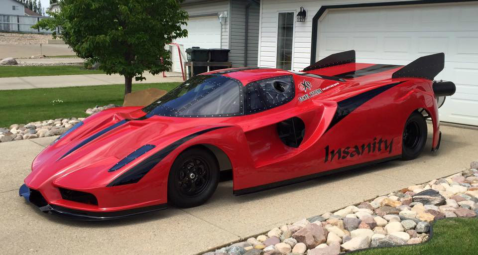 Check Out This Jet Powered Homemade Ferrari Enzo Lookalike