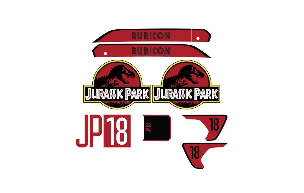 Jeep Wrangler graphics collect celebrates “Jurassic Park” per annum