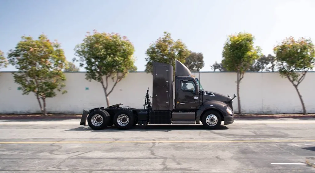 Kenworth-Toyota hydrogen fuel-cell semi prototype. - May 2024