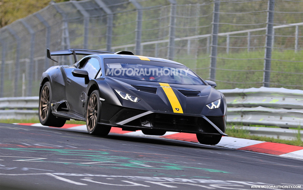 Lamborghini Huracan STO in likely Nürburgring record attempt - Photo credit: S. Baldauf/SB-Medien