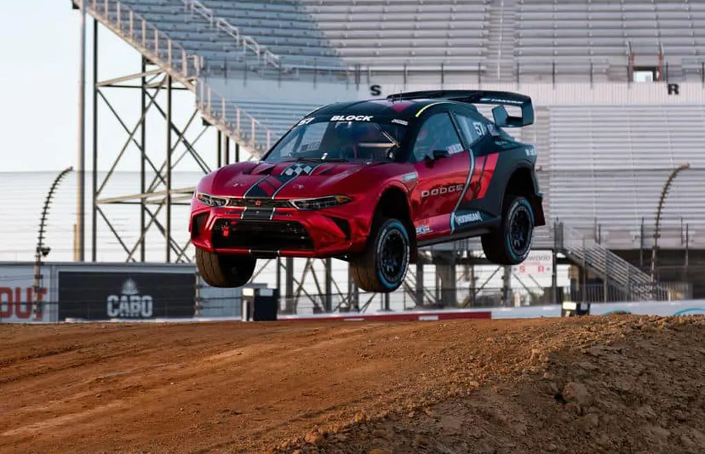 lia block in the ddr dodge hornet r t fc1 x rallycross car  photo via lia block 100941684 l - Auto Recent