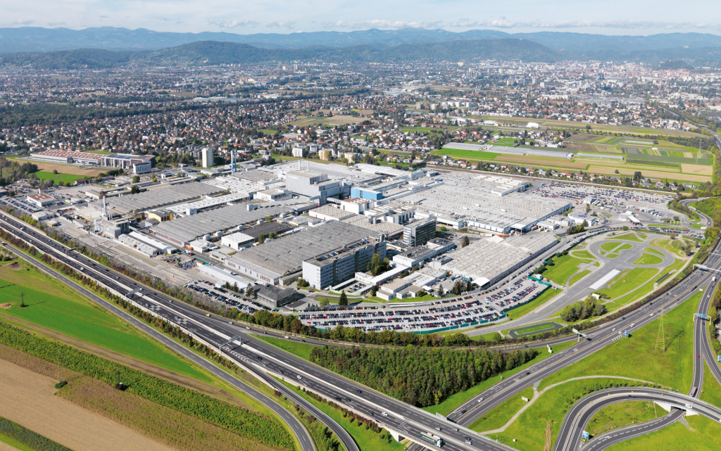 Fábrica de Magna Steyr en Graz, Austria