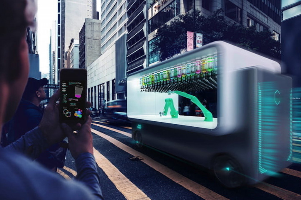 Self-driving bar will gladly pour one out on the go lead image