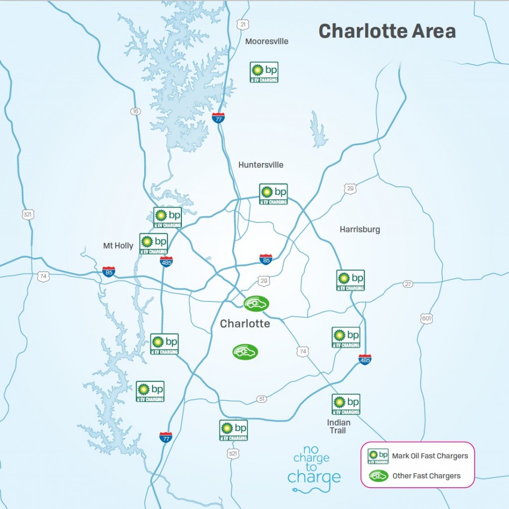 Image Map of electriccar fastcharging stations in and around