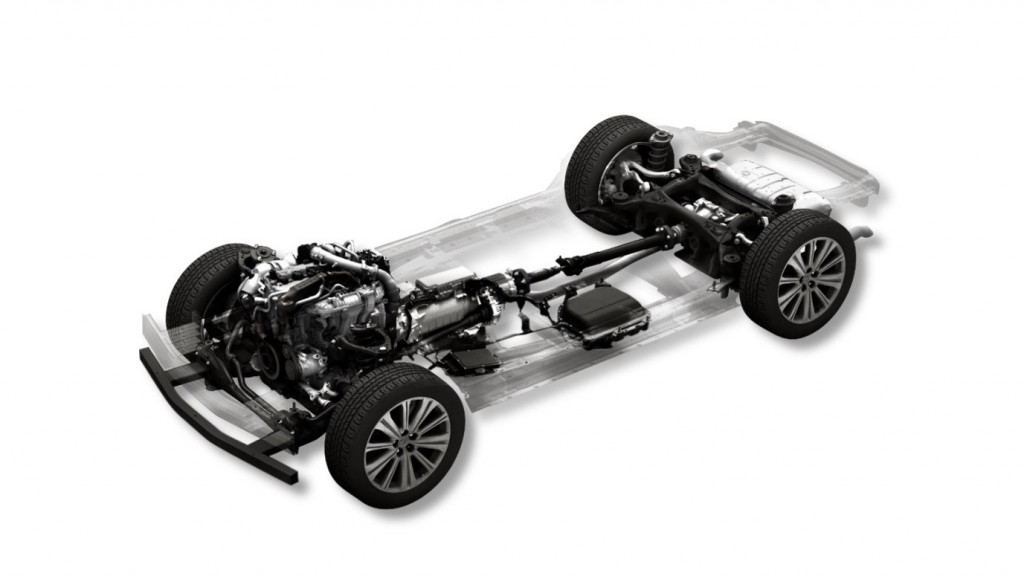 Mazda gasoline mild-hybrid powertrain