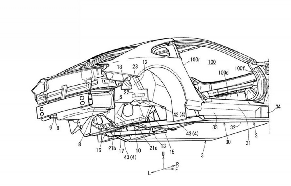 Mazda patent drawing for a coupe - Photo credit: Hatena Blog/IPForce