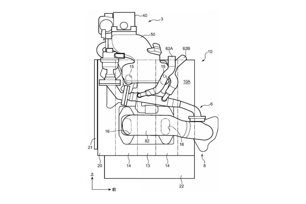 Mazda rotary engine patent image