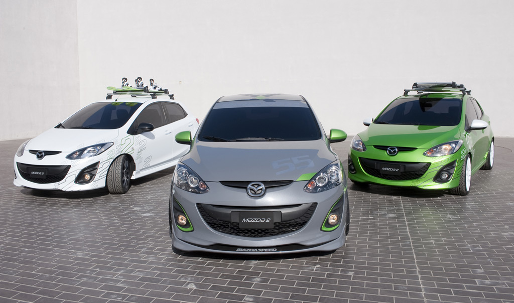 Mazda Presents Trio Of Mazda2 Concepts, Hints At Mazdaspeed Model