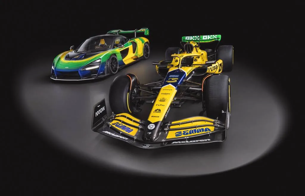 McLaren's special livery marking 30th anniversary of Ayrton Senna's death