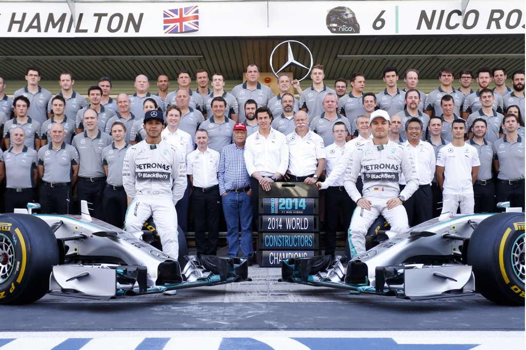 Mercedes AMG's Hamilton Named 2014 One World Champion