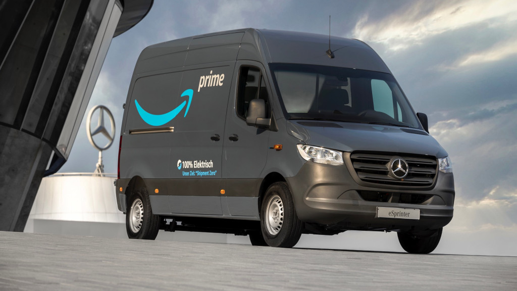 Mercedes-Benz eSprinter Amazon delivery van