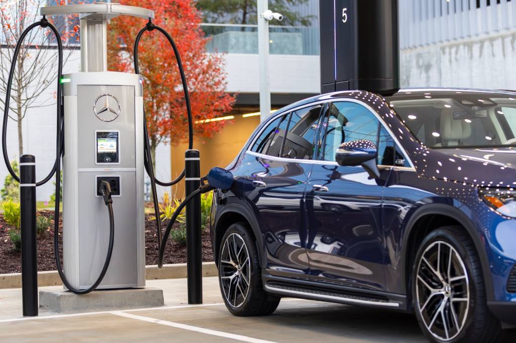 Mercedes-Benz EV Charging Hub in Sandy Springs, Georgia