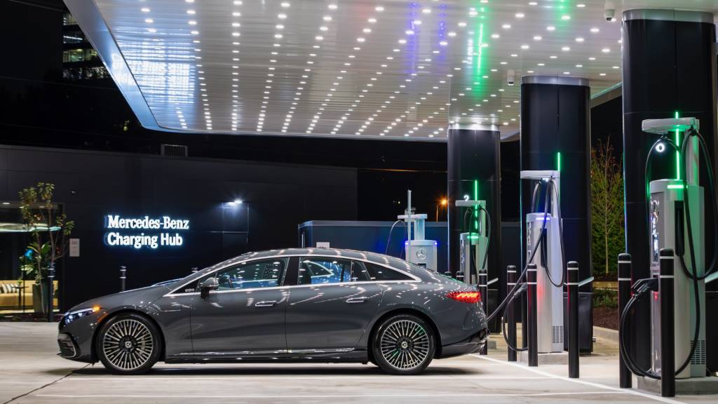 Centre de recharge pour véhicules électriques Mercedes-Benz à Sandy Springs, Géorgie