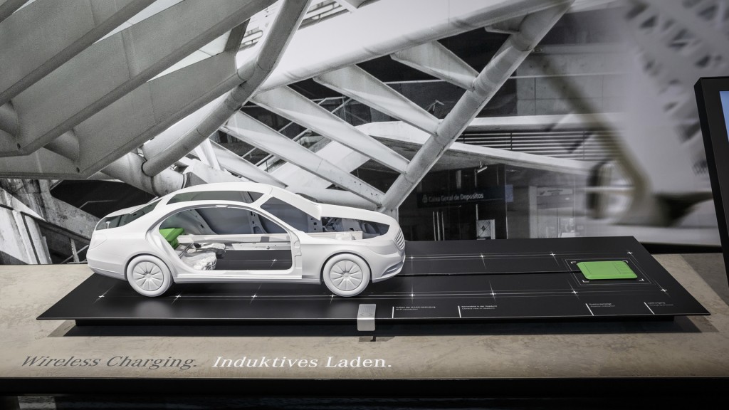Wireless inductive charging system from Mercedes-Benz
