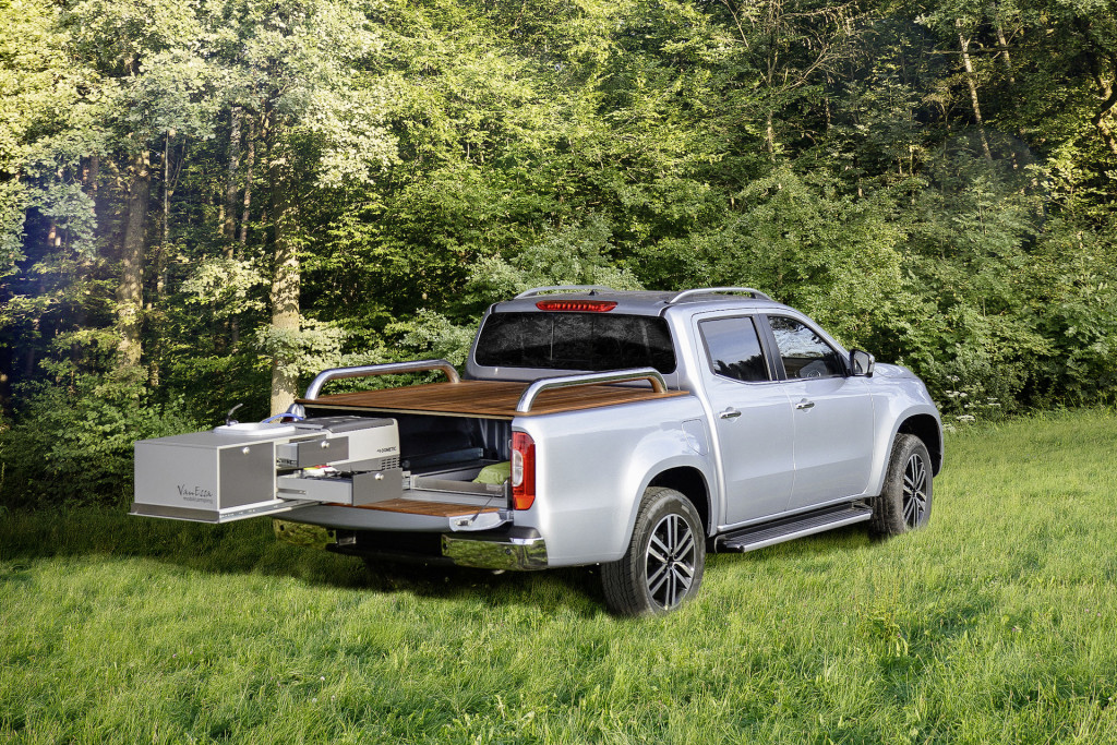 Mercedes-Benz X-Class camping concepts are for the posh outdoorsman