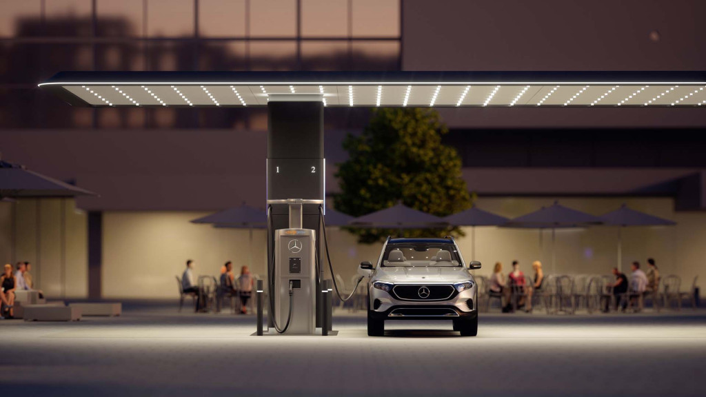 Mercedes-Benz electric vehicle charging network