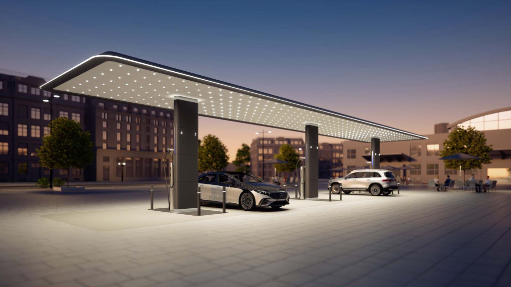 Mercedes-Benz electric vehicle charging network