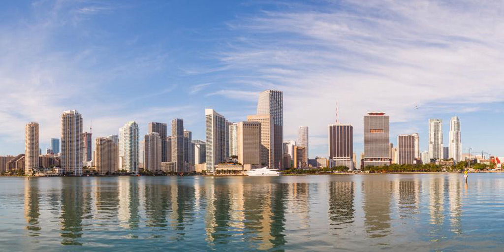 Miami skyline - Image via City of Miami Government