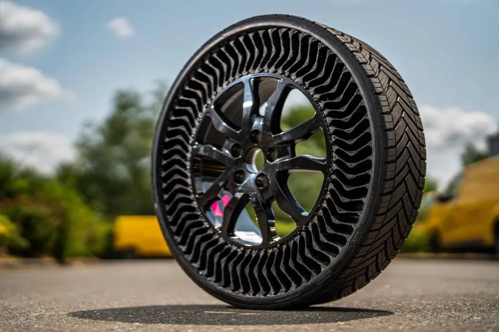 Michelin Uptis airless prototype tire