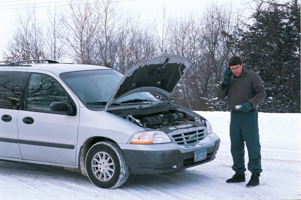 minivan - AAA roadside assistance