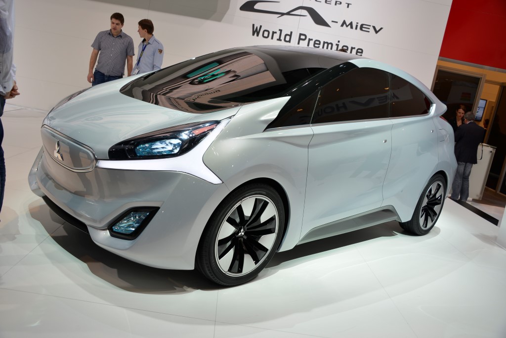 Mitsubishi Ca Miev Concept Compact Electric Car At Geneva