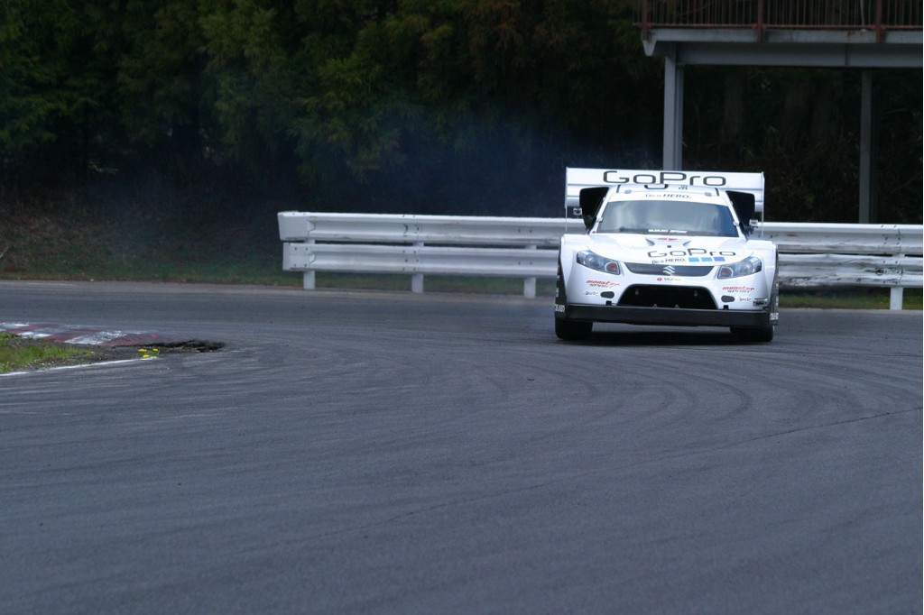 Monster Tajima's GoPro Suzuki SX4 Pikes Peak race car