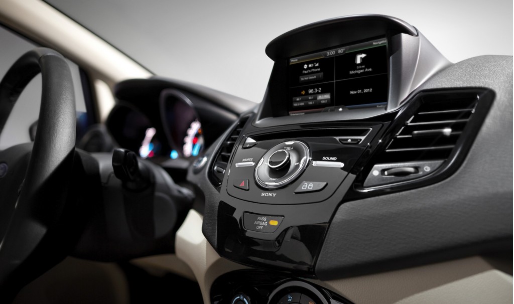 MyFord Touch system in the 2014 Ford Fiesta - image: Ford Motor Company