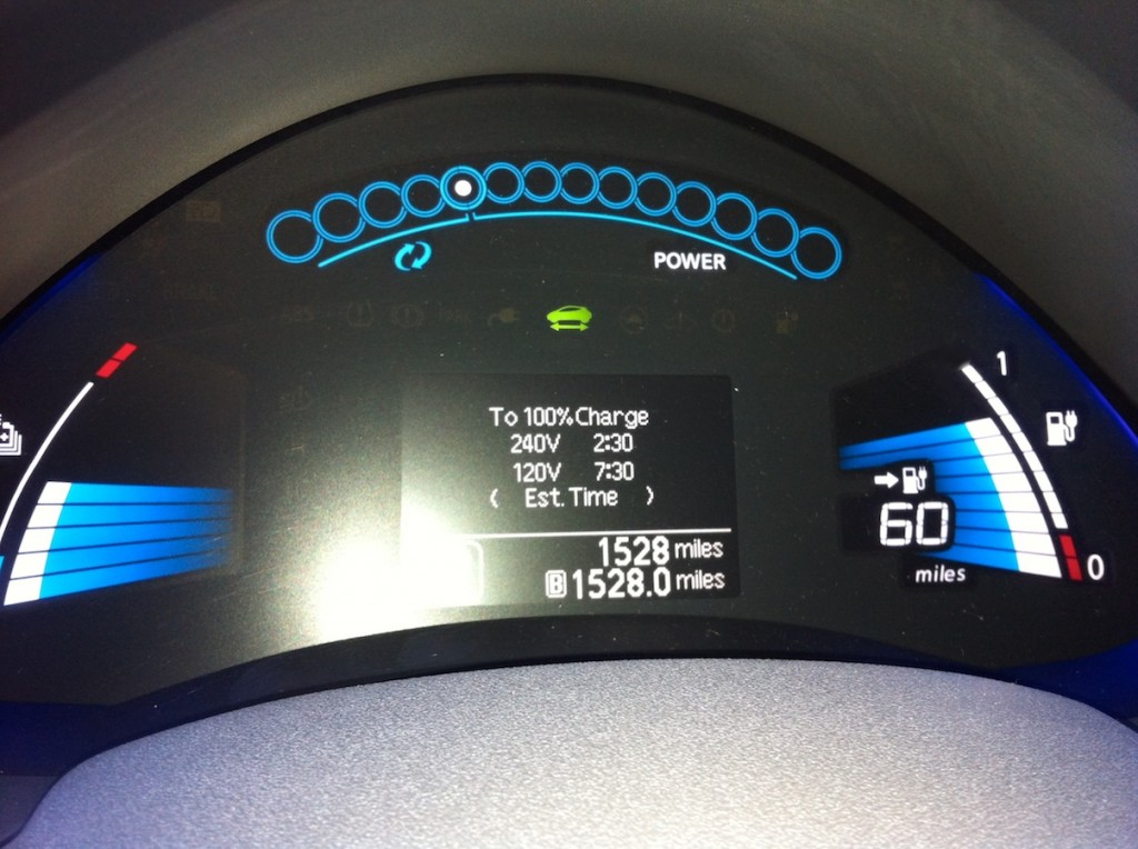 Nissan Leaf: Lost Battery Capacity