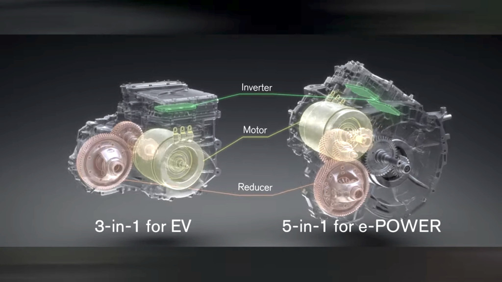Nissan X-in-1 approach to modularize EV and e-Power components