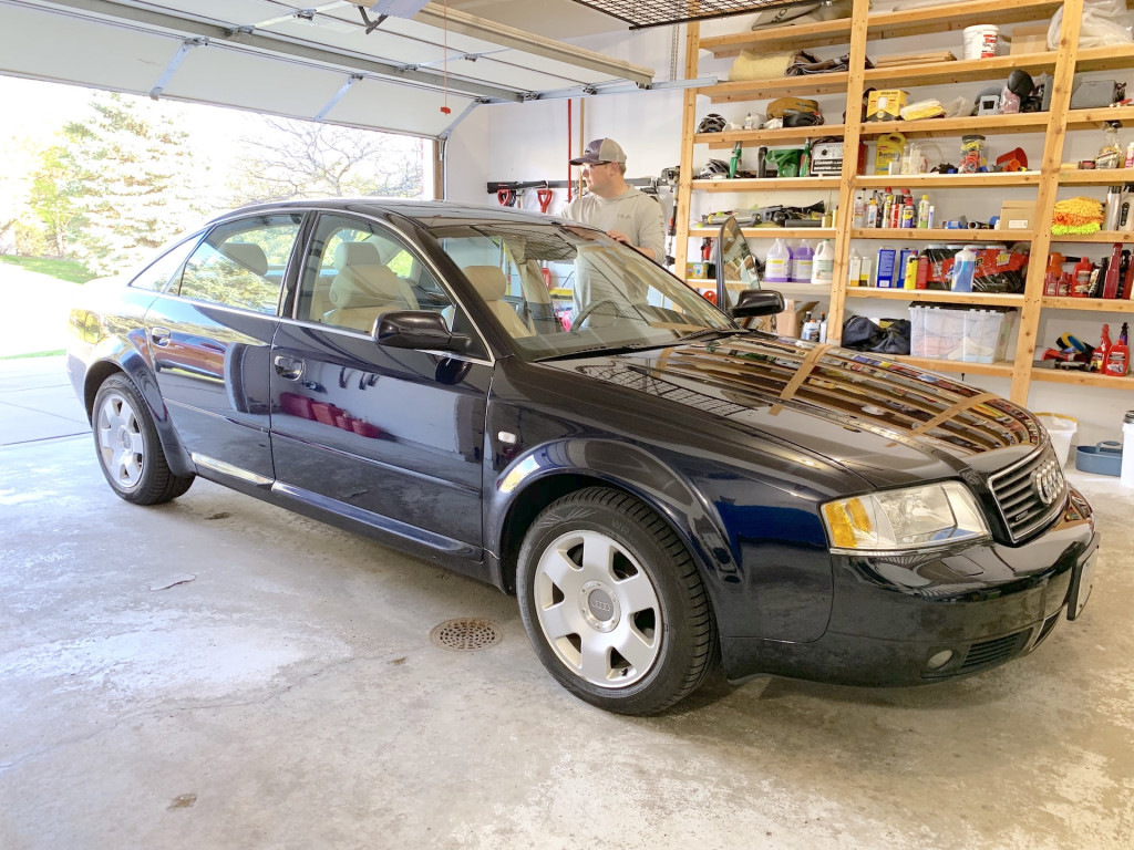 Nonnie's 2001 Audi A6 leaving for its new home with Ryan