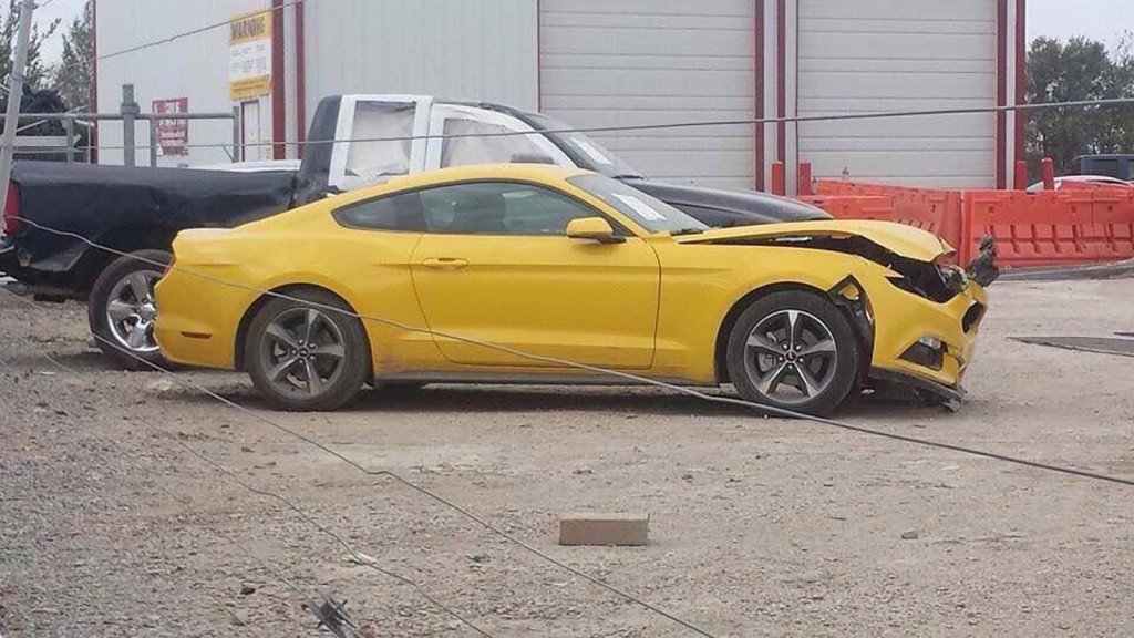 Ford Mustang ya sufre su primer choque
