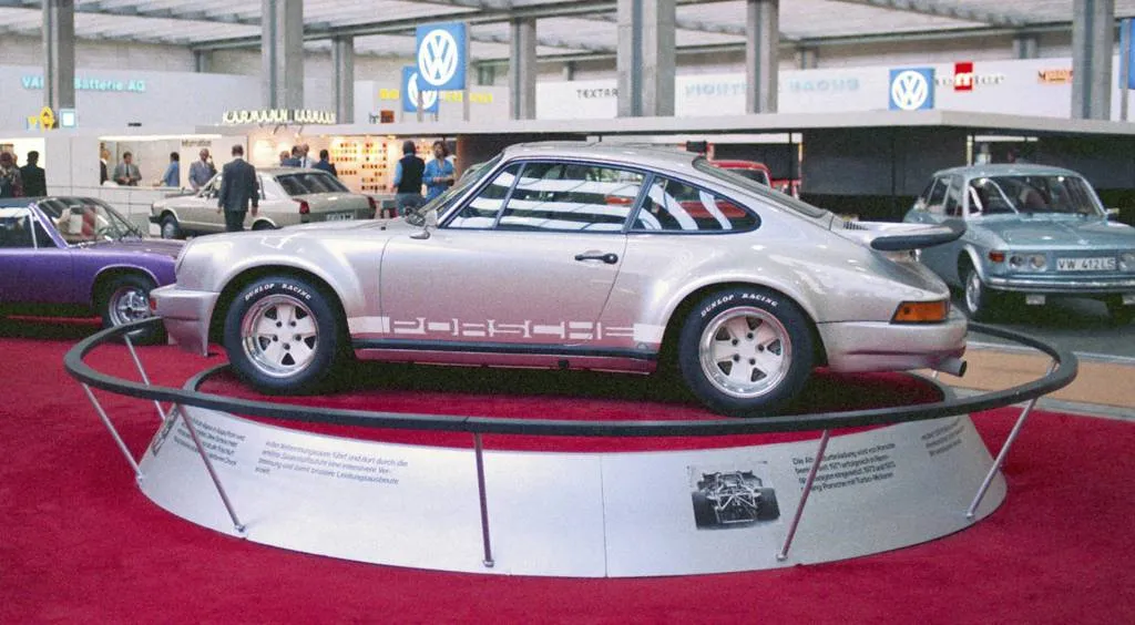 Original Porsche 911 Turbo concept at the 1973 Frankfurt auto show