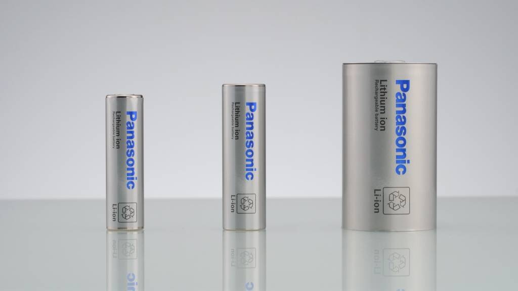 Panasonic cylindrical EV battery cells