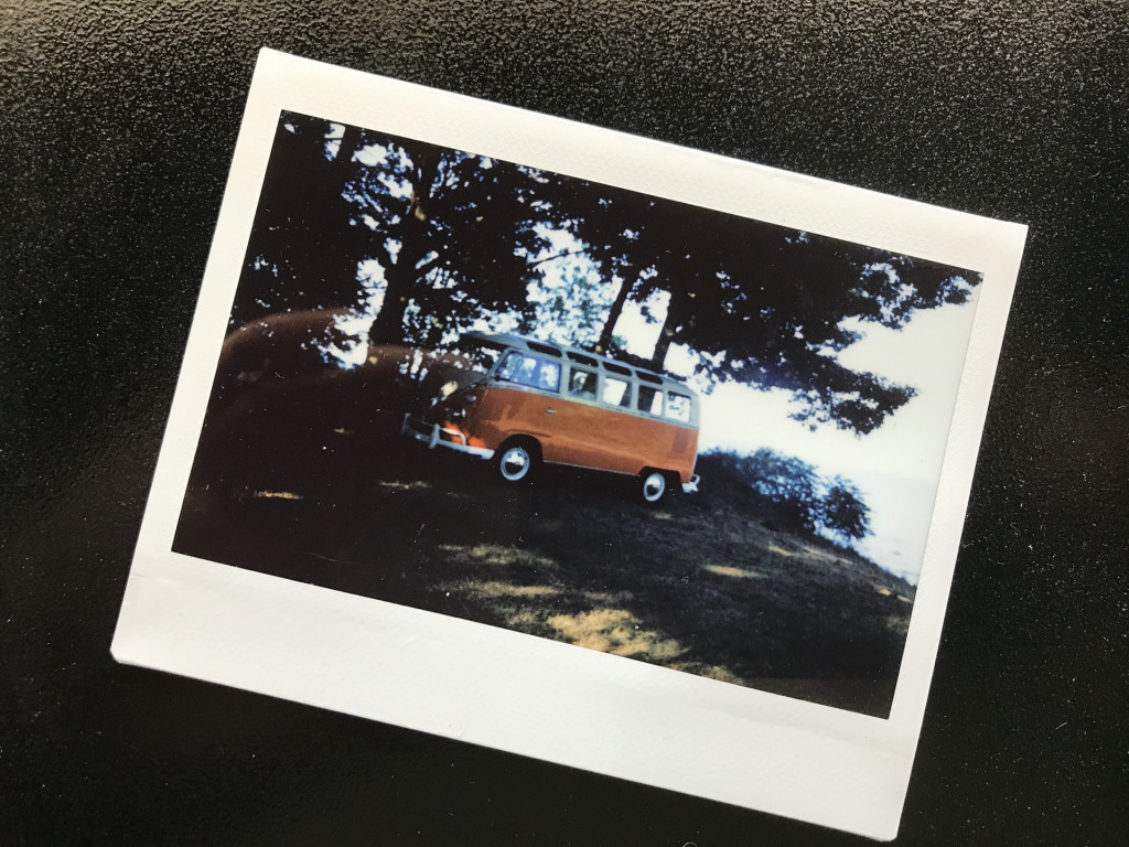 Polaroid of a 1967 VW Bus