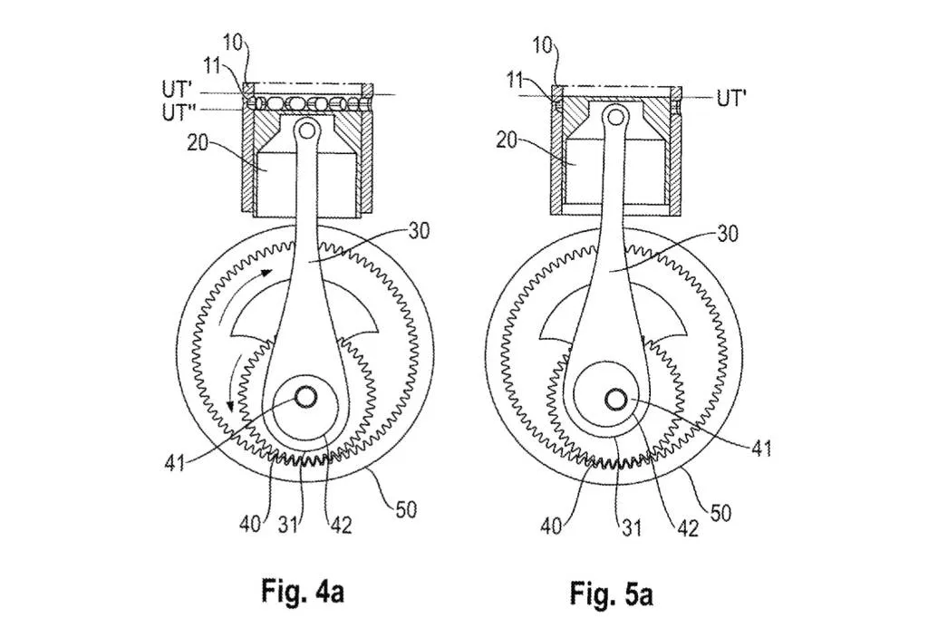 Porsche 6-stroke engine patent image