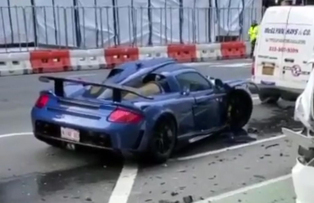 photo of Goldrush Rally founder crashes modified Porsche Carrera GT, charged with DUI image