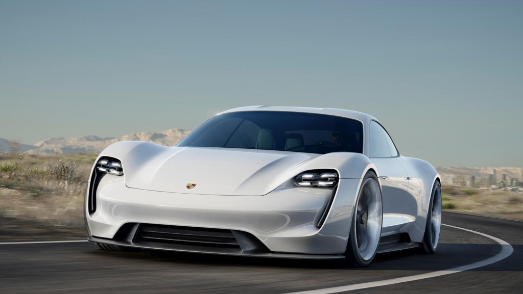 Porsche Mission E concept electric car
