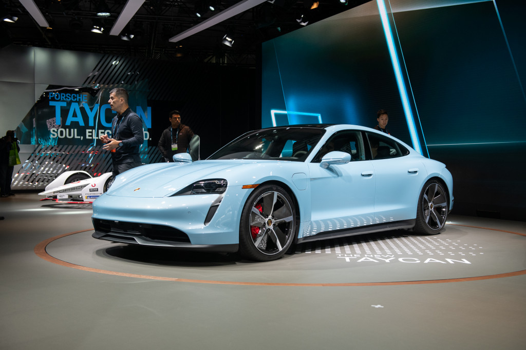 2020 Porsche Taycan 4S, 2019 LA Auto Show