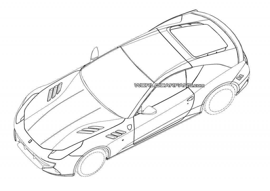 フェラーリ California デッサン画 2015 Ferrari California Replacement Patent Drawings Leaked?